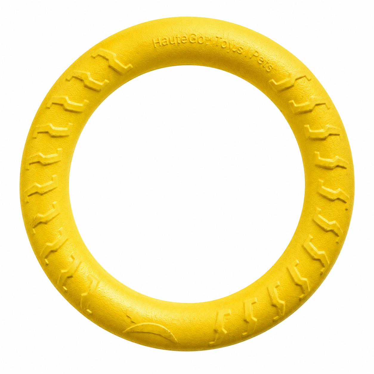 MelaoPaws™ Dental Fetch Ring – Tough Chew Toy for Healthy Teeth